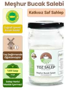 Bucak Salep 50 Gr Meşhur Bucak Salebi Katkısız Saf Sahlep